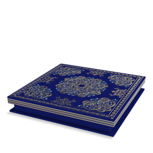 قیمت هر جعبه در پک 15عددی جعبه مربع طرح نیلگون کد BM05
