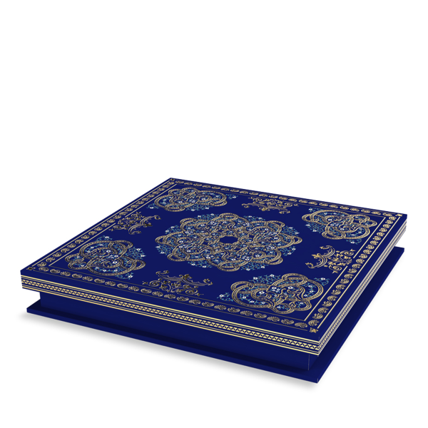 قیمت هر جعبه در پک 15عددی جعبه مربع طرح نیلگون کد BM05